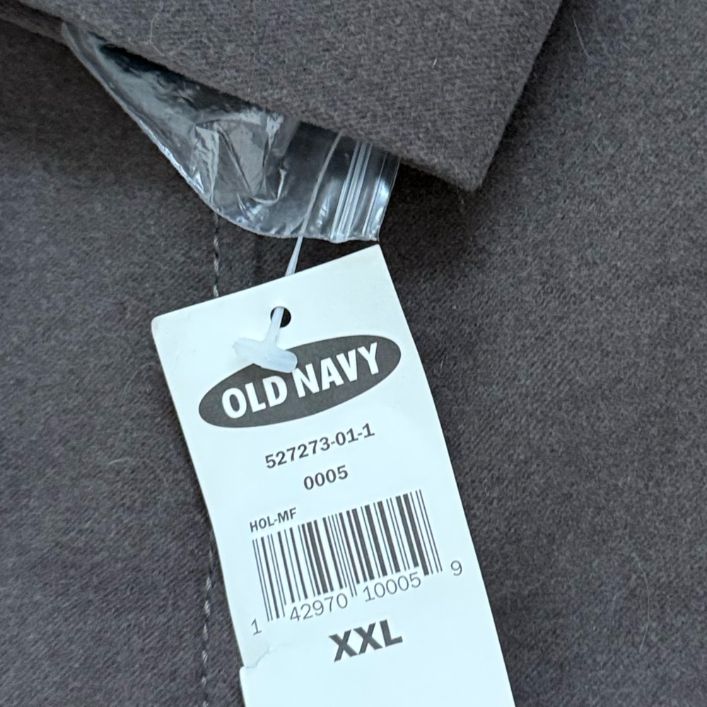 Men’s vintage Old Navy cotton‎ blazer size XXL gray preppy classic soft - Picture 4 of 8